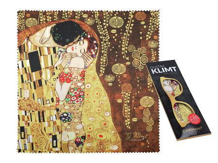 Ściereczka do okularów Carmani - Gustav Klimt The Kiss 33.021-0513