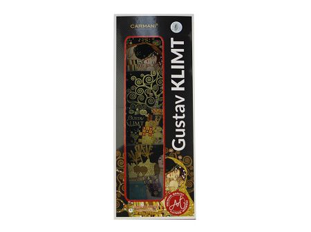 Komplet 4 szt. szklanych podkładek 10,5x10,5 cm. Carmani - Gustav Klimt 195-0050