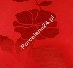 Obrus prostokątny 140 x 190 cm Surbo - DKW Czerwony Kwiat 81.DKWCK01