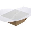 Salad Box 9,5 x 9,5 x 7 cm - Opakowanie 50 szt.- Eco papier biały/kraft E.SB-OP