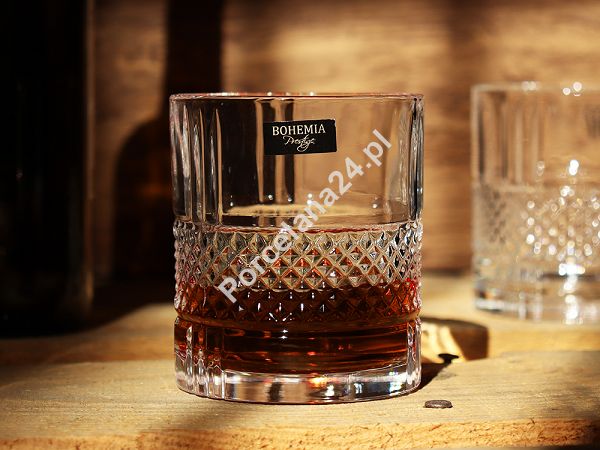 Kpl. szklanek do whisky 340 ml (2 szt.) w tubie Bohemia Prestige - Elegante 4SB.TUBA.802350 Kpl. szklanek do whisky 340 ml (2 szt.) w tubie Bohemia Prestige - Elegante 4SB.TUBA.802350