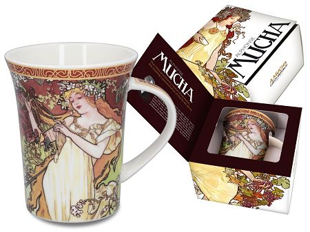 Kubek 0,4 L Carmani - Alfons Mucha Cztery pory roku - Lato 33.539-8102