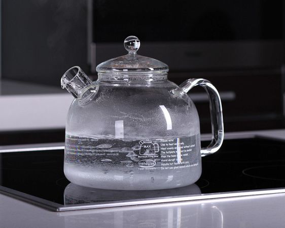 Czajnik 1,75L szklany z pokrywą (do gotowania wody) Trendglas - 4E.111007 (bez niklu) Czajnik 1,75L szklany z pokrywą (do gotowania wody) Trendglas - 4E.111007 (bez niklu)