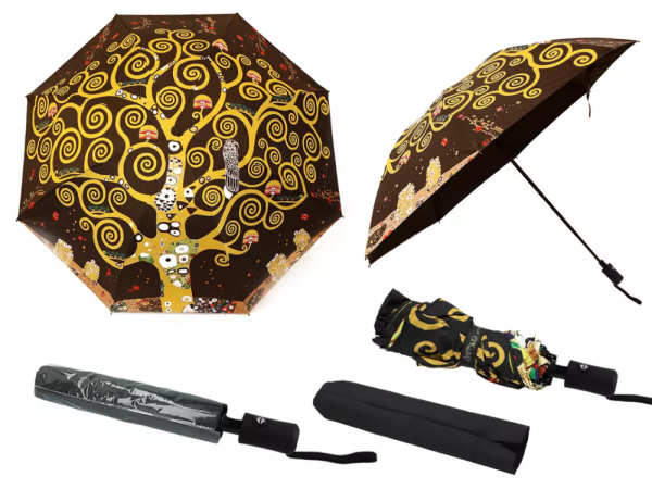 Parasol automatyczny 100 cm Carmani - G. Klimt - Drzewo Życia 33.021-7303A Parasol automatyczny 100 cm Carmani - G. Klimt - Drzewo Życia 33.021-7303A