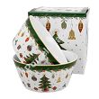 Komplet 2 talerzy głębokich (misek) 14cm / 0,4 l Duo - Around Christmas Tree 15.ACHT.K2TG