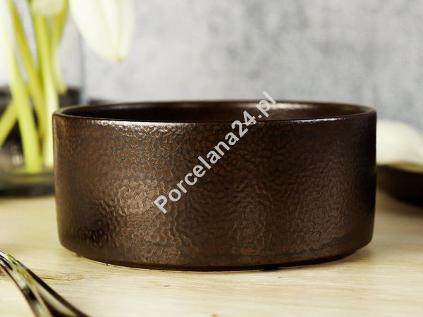 Talerz głęboki 15 cm Chic - Verso Black Brown Talerz głęboki 15 cm Chic - Verso Black Brown