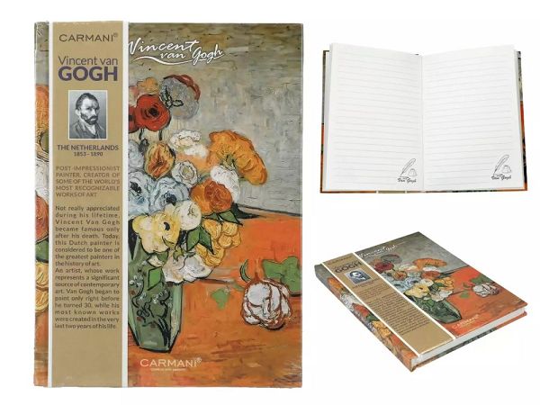 Notes Carmani - Vincent van Gogh, Kwiaty w wazonie 33.021-5058 Notes Carmani - Vincent van Gogh, Kwiaty w wazonie 33.021-5058