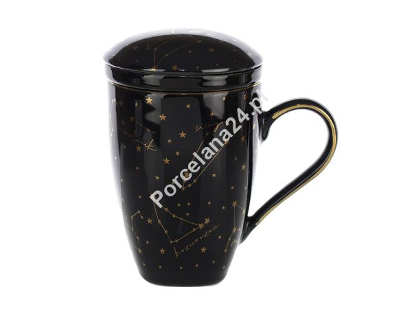 Kubek z zaparzaczem 0,3 L Bogucice - Zodiak Black 973 Kubek z zaparzaczem 0,3 L Bogucice - Zodiak Black 973