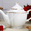 Garnitur do kawy / herbaty na 6 osób (21 el.) Bogucice - Vera Gold 1168