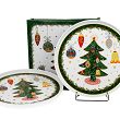 Komplet 2 talerzy deserowych Duo - Around Christmas Tree 15.ACHT.K2TD