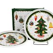 Komplet 2 talerzy deserowych 20 cm Duo - Around Christmas Tree 15.ACHT.K2TD