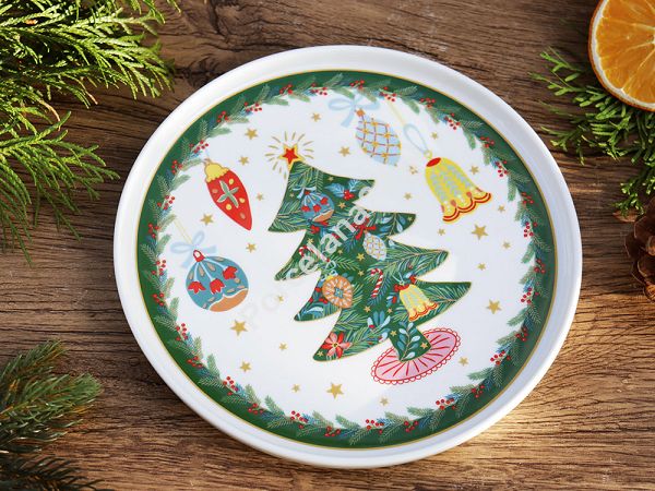 Komplet 2 talerzy deserowych 20 cm Duo - Around Christmas Tree 15.ACHT.K2TD Komplet 2 talerzy deserowych 20 cm Duo - Around Christmas Tree 15.ACHT.K2TD