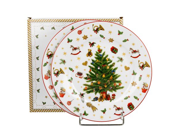 Komplet 2 talerzy deserowych Duo - Christmas Tree 15.CHT.K2TD Komplet 2 talerzy deserowych Duo - Christmas Tree 15.CHT.K2TD