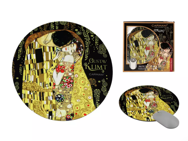 Podkładka pod mysz 20 cm Carmani - Gustav Klimt The Kiss 022-0500 Podkładka pod mysz 20 cm Carmani - Gustav Klimt The Kiss 022-0500