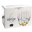 Kpl. szklanek long 350ml (6szt) Bohemia - RAINBOW 4SB.RA.793005