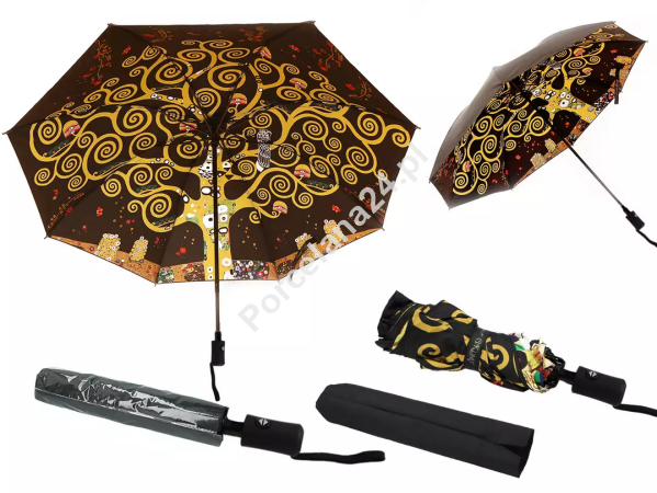 Parasol automatyczny 100 cm Carmani - G. Klimt - Drzewo Życia 33.021-7304A Parasol automatyczny 100 cm Carmani - G. Klimt - Drzewo Życia 33.021-7304A