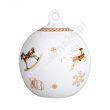 Bombka porcelanowa 6,5 x 8 cm Bogucice - Cicha Noc 986