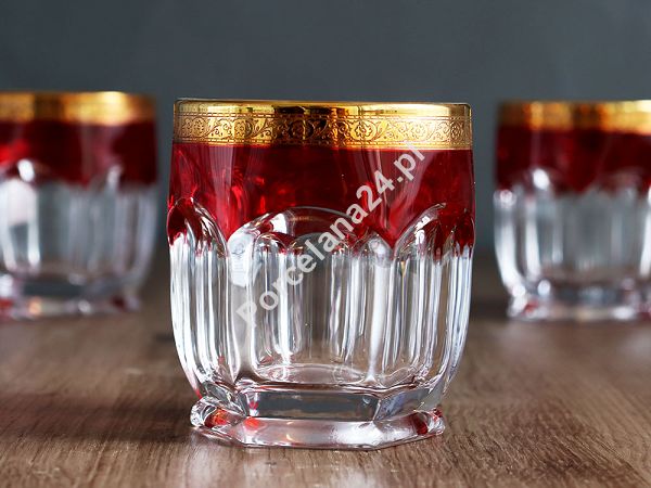 Kpl. szklanek do whisky 250ml (6szt) Bohemia - SAFARI RUBIN 4SB.SAR.875570 Kpl. szklanek do whisky 250ml (6szt) Bohemia - SAFARI RUBIN 4SB.SAR.875570