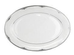 Półmisek 38 cm Bogucice - Luxor Platin 1045