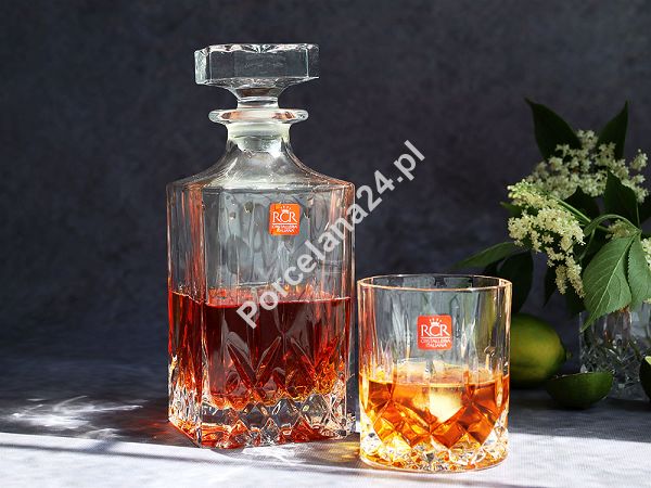 Kpl. szklanek do whisky 0,3 L (6 szt.) + karafka 0,75 L RCR - OPERA 4SB.OP.732700 Kpl. szklanek do whisky 0,3 L (6 szt.) + karafka 0,75 L RCR - OPERA 4SB.OP.732700