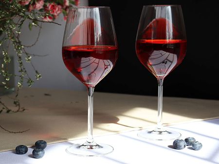 Kpl. kieliszków do wina czerwonego 500 ml (4szt) Altom Design - Plisse 07.PLI.6660